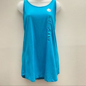 (R) NWT PINK Victoria Secret Oversized Blue Tank Size Small